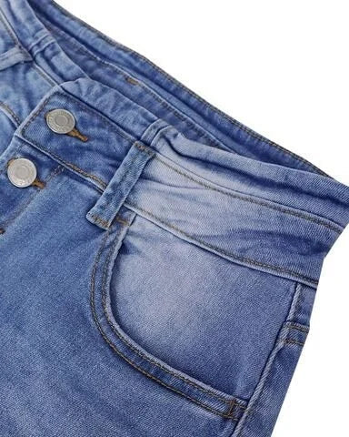 Danique - Denim Broek Met Hoge Taille