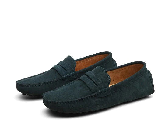 Harvey - Suède Loafers In Italiaanse Stijl