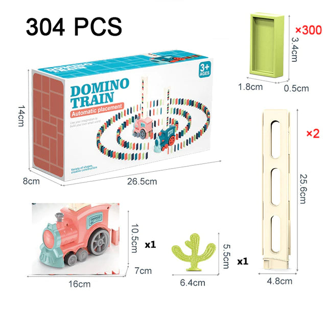Automatische Dominotrein™ | Spelend leren was nog nooit zo leuk!