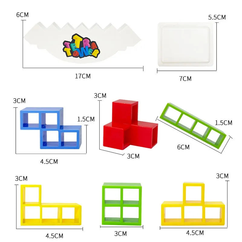 Tetris+™ | Balans Spel - Voor de Hele Familie