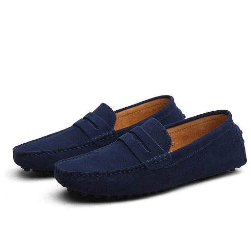 Harvey - Suède Loafers In Italiaanse Stijl